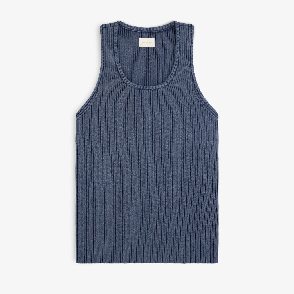 Stone Washed Knit Tank Top Aime leon dore – Гарантія оригінальності – боковий вид