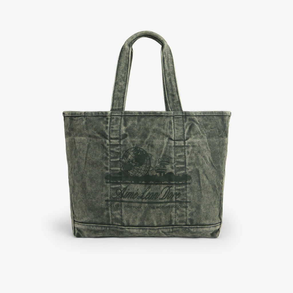 Оригінальна Sun Faded Large Unisphere Tote Bag Aime leon dore – боковий вид