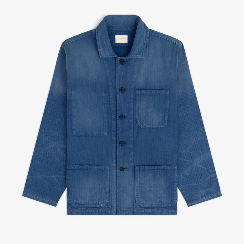 Sun Faded Chore Jacket Aime leon dore – Гарантія оригінальності – боковий вид