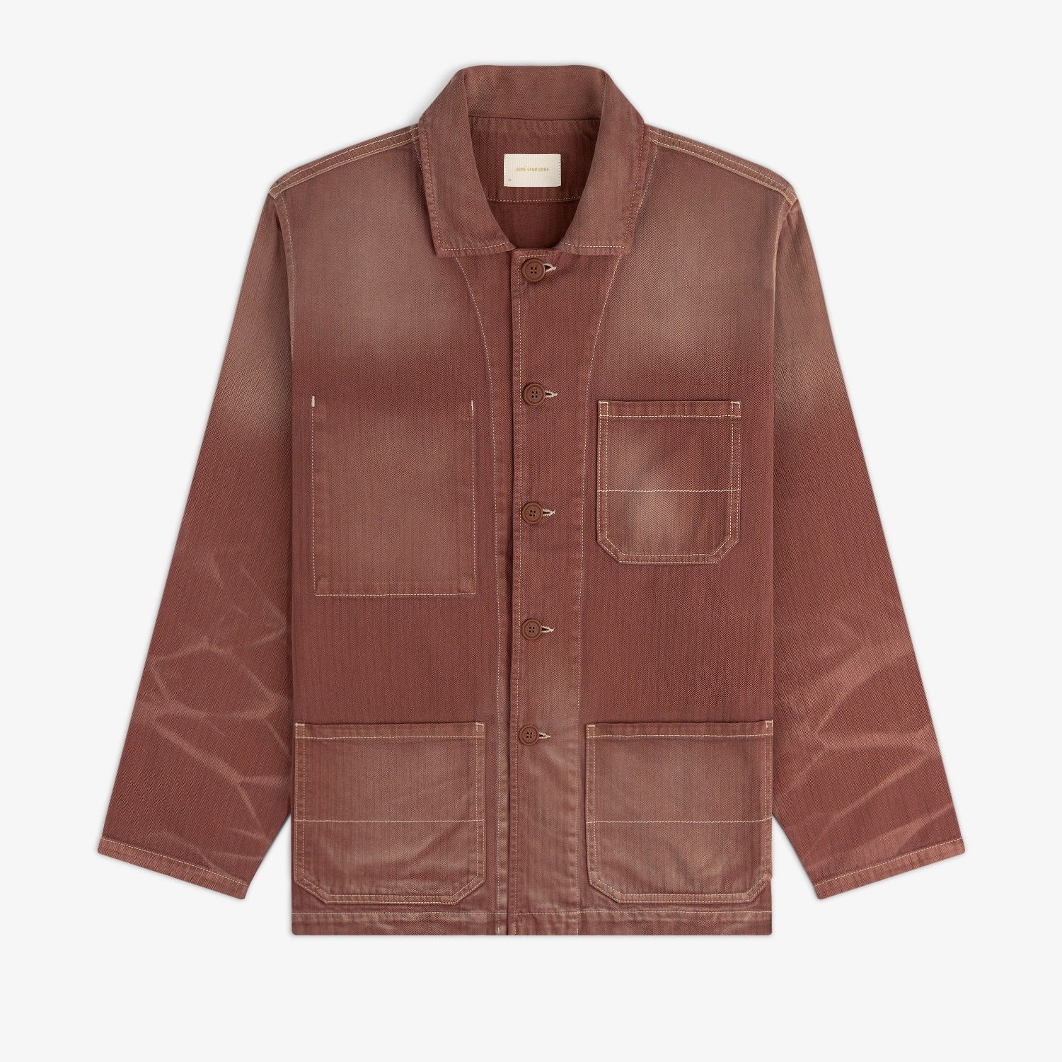 Sun Faded Chore Jacket Aime leon dore – Гарантія оригінальності – боковий вид