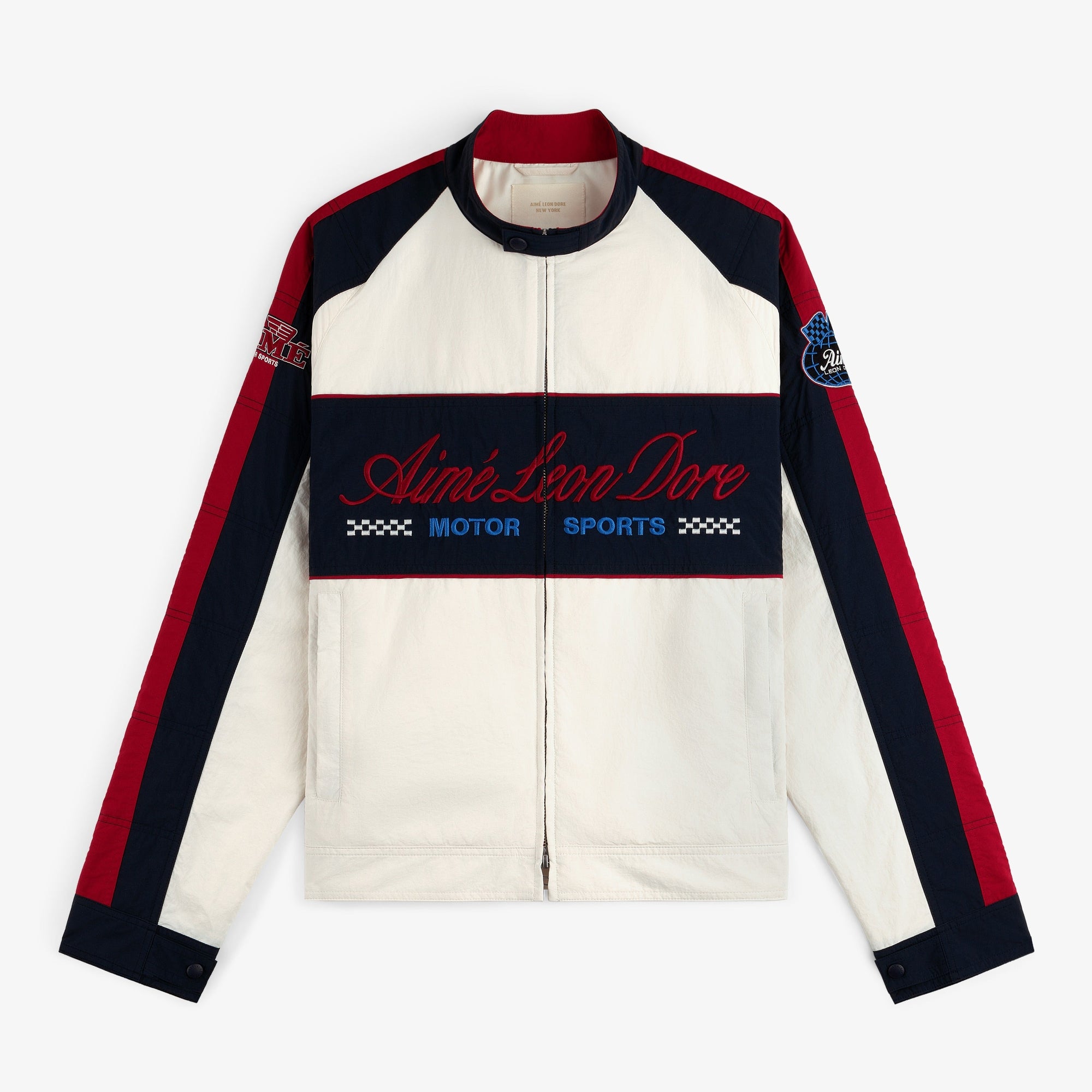 Оригінальна Nylon Moto Jacket Aime leon dore – боковий вид