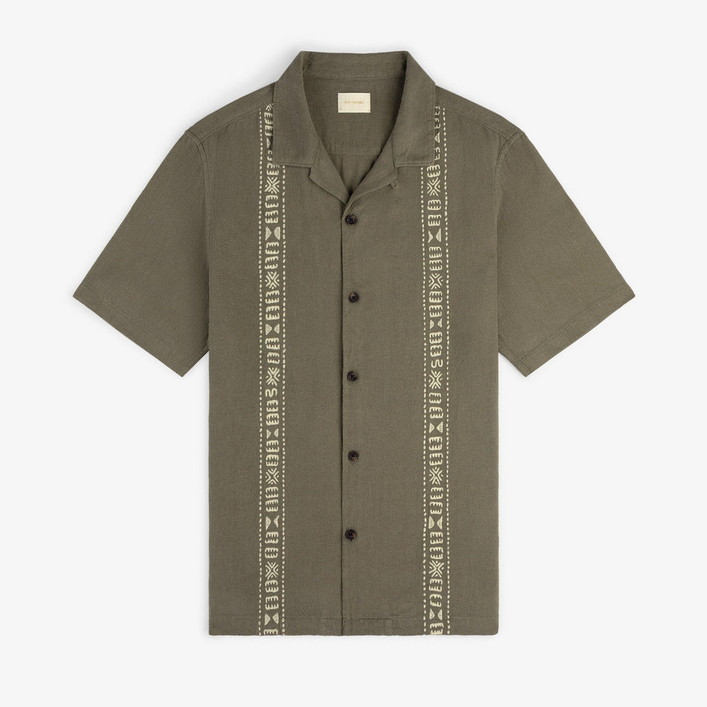 Linen Blend Leisure Shirt Aime leon dore оригінал – Купити в Україні – боковий вид