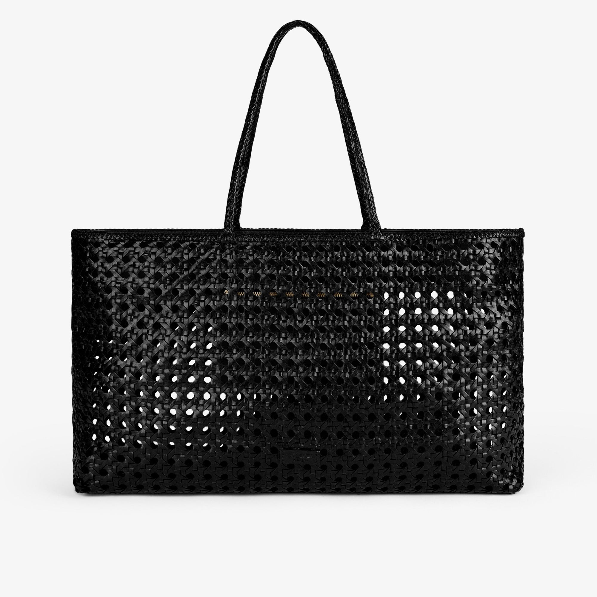 Оригінальна Woven Leather Tote Bag Aime leon dore – боковий вид