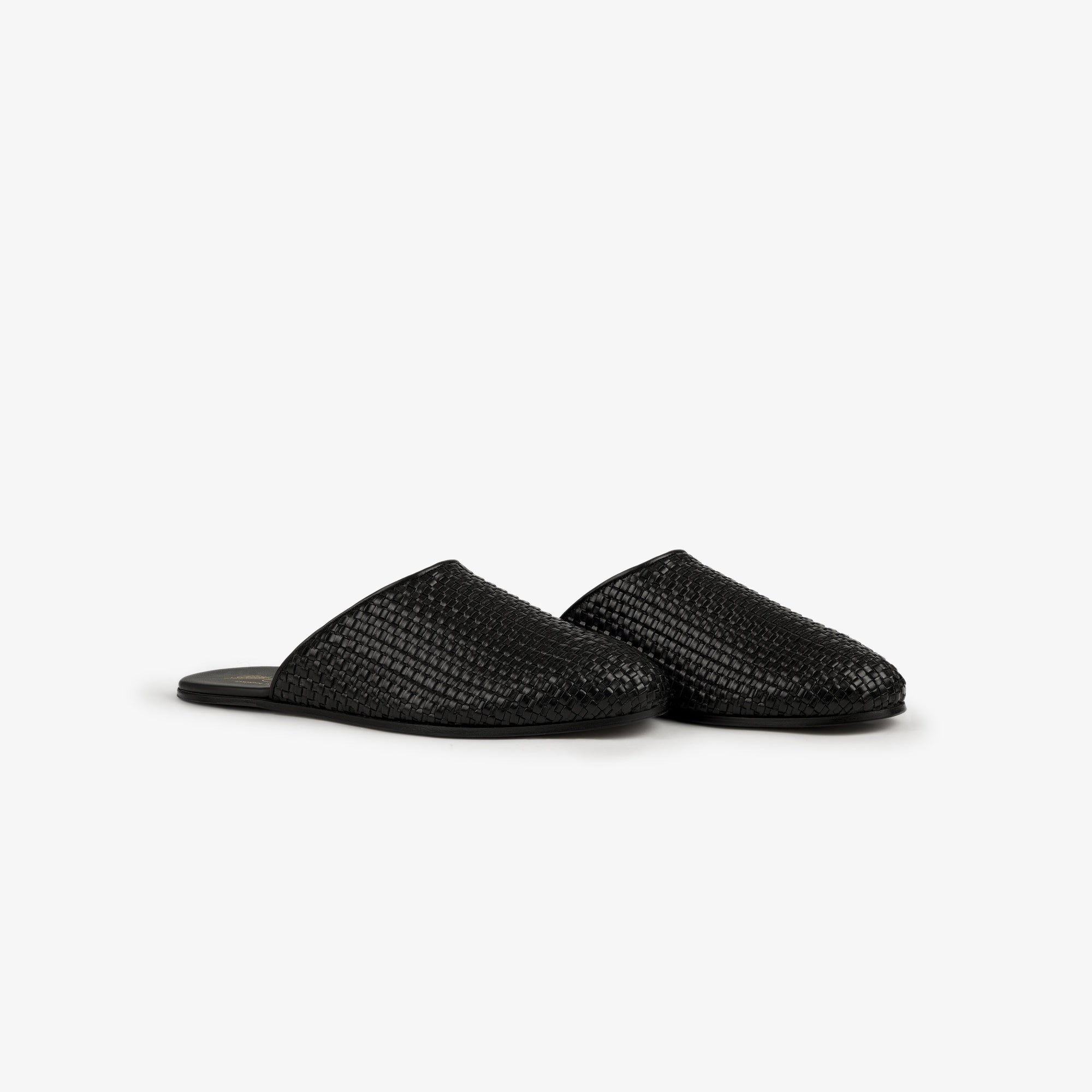 Оригінальна Leather Raffia Mule Aime leon dore – боковий вид