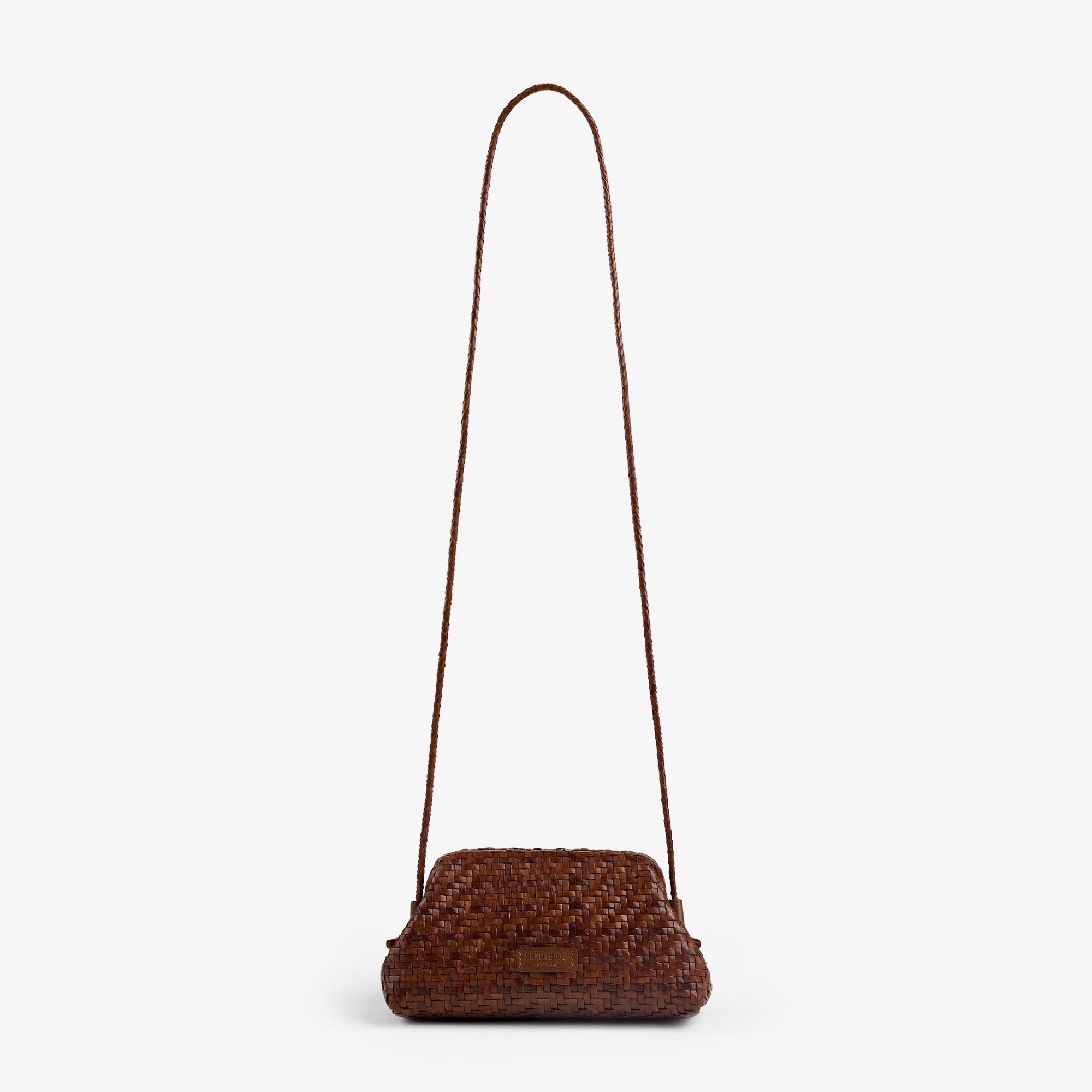 Оригінальна Woven Leather Shoulder Bag Aime leon dore – боковий вид