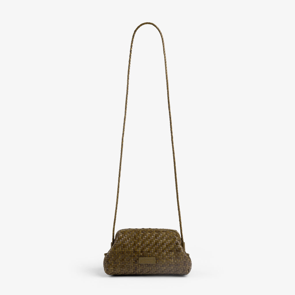 Оригінальна Woven Leather Shoulder Bag Aime leon dore – боковий вид