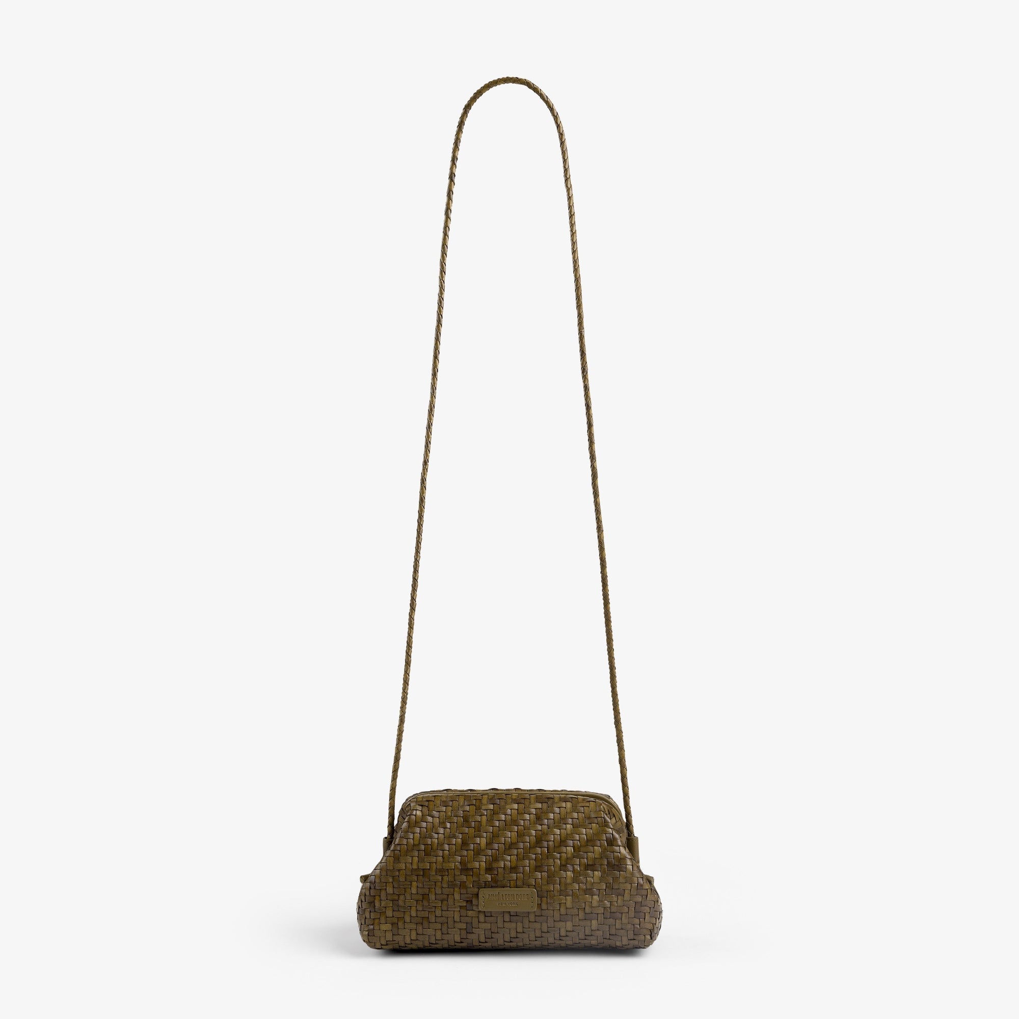 Оригінальна Woven Leather Shoulder Bag Aime leon dore – боковий вид