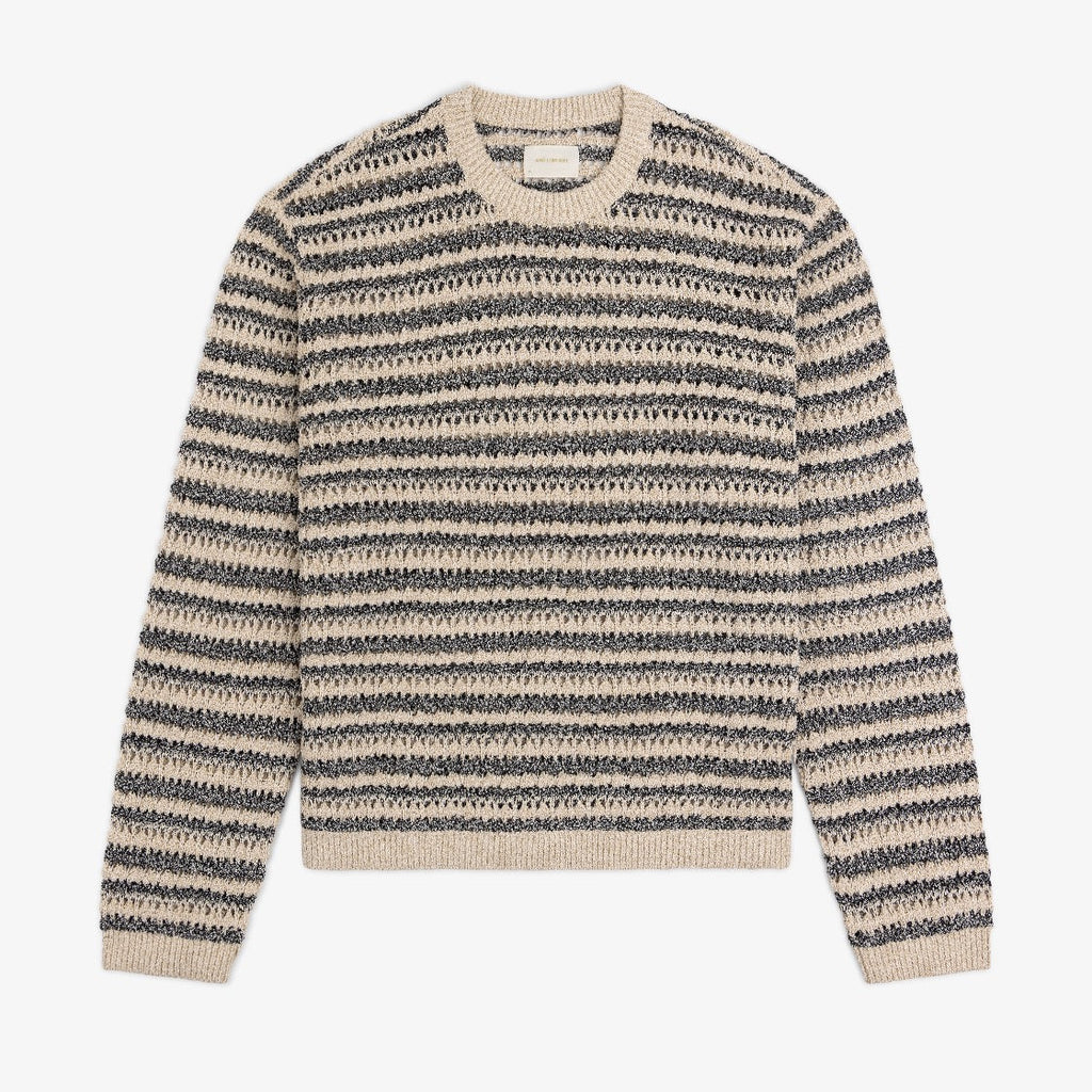 Bouclé Open Knit Crewneck Sweater Aime leon dore – Гарантія оригінальності – боковий вид