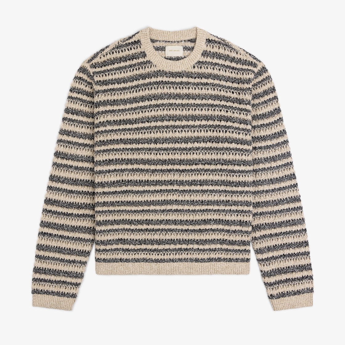 Bouclé Open Knit Crewneck Sweater Aime leon dore – Гарантія оригінальності – боковий вид