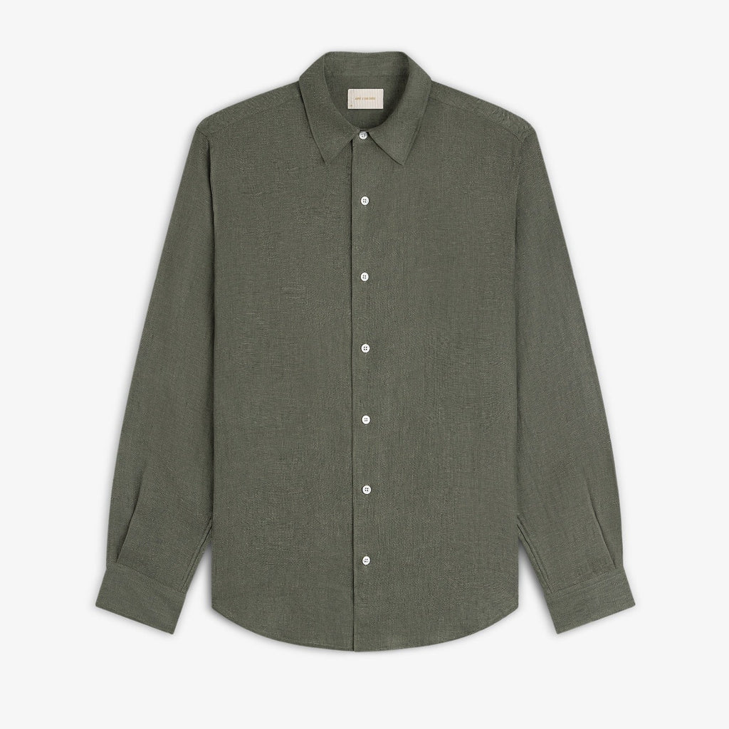 Long-Sleeve Linen Shirt Aime leon dore оригінал – Купити в Україні – боковий вид