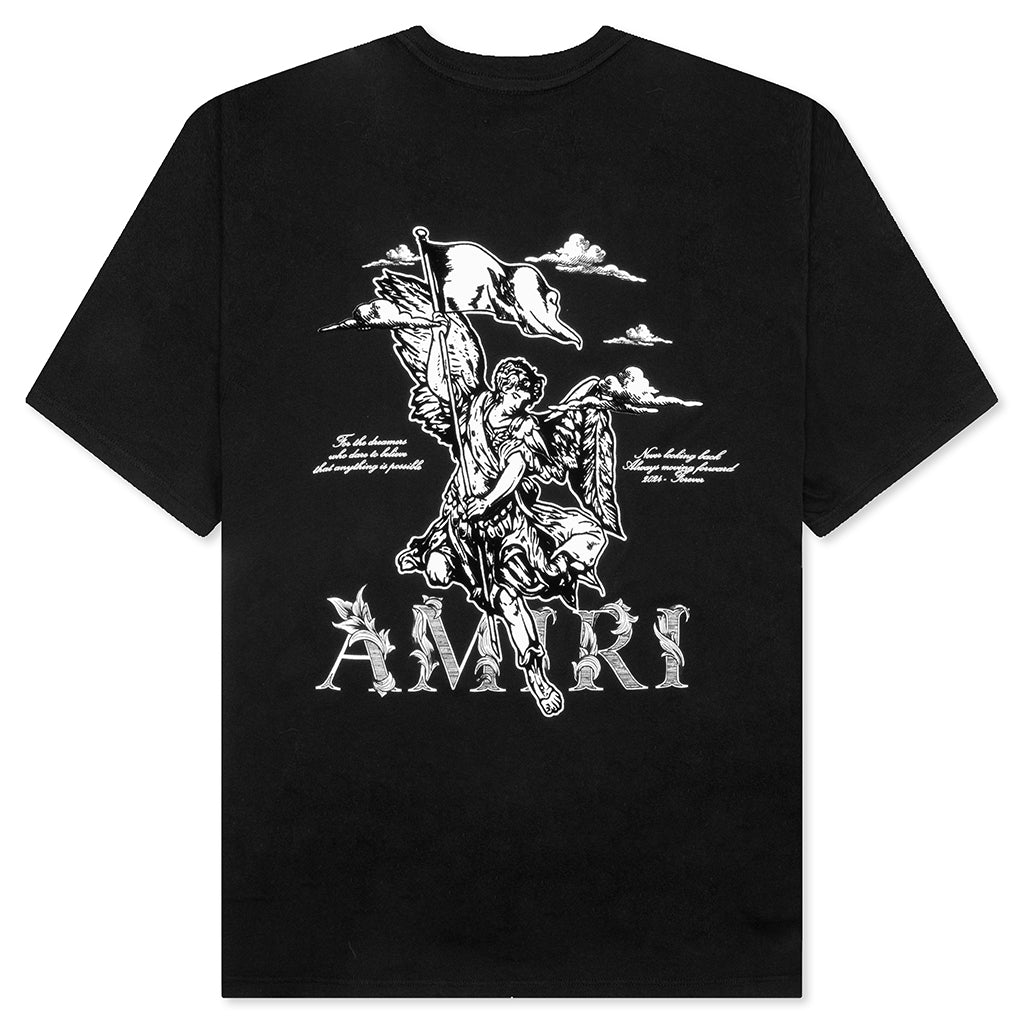 Angel Tee Black Amiri – Гарантія оригінальності – вид ззаду