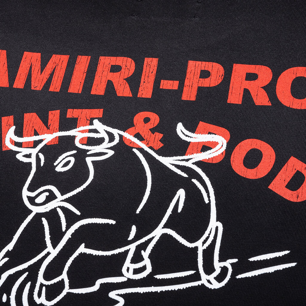 Bull Oversized Tee Black Amiri – Гарантія оригінальності – збільшений вид
