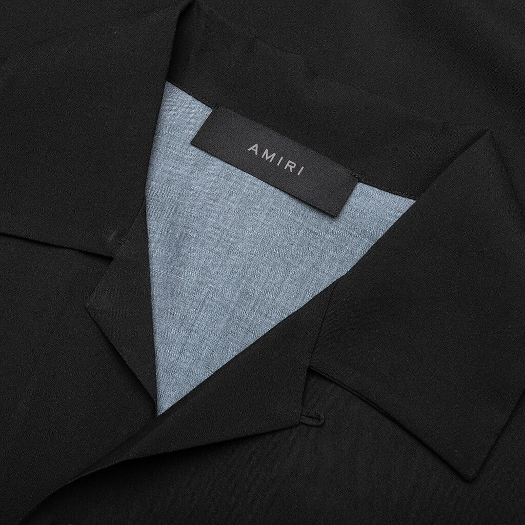 Оригінальна Hollywood Camp Shirt Black Amiri – детальний вид