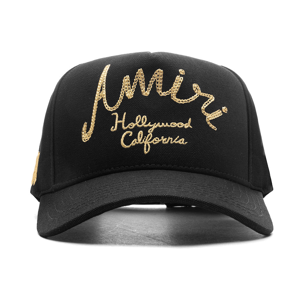 Hollywood Canvas Hat Black Amiri оригінал – Купити в Україні – боковий вид