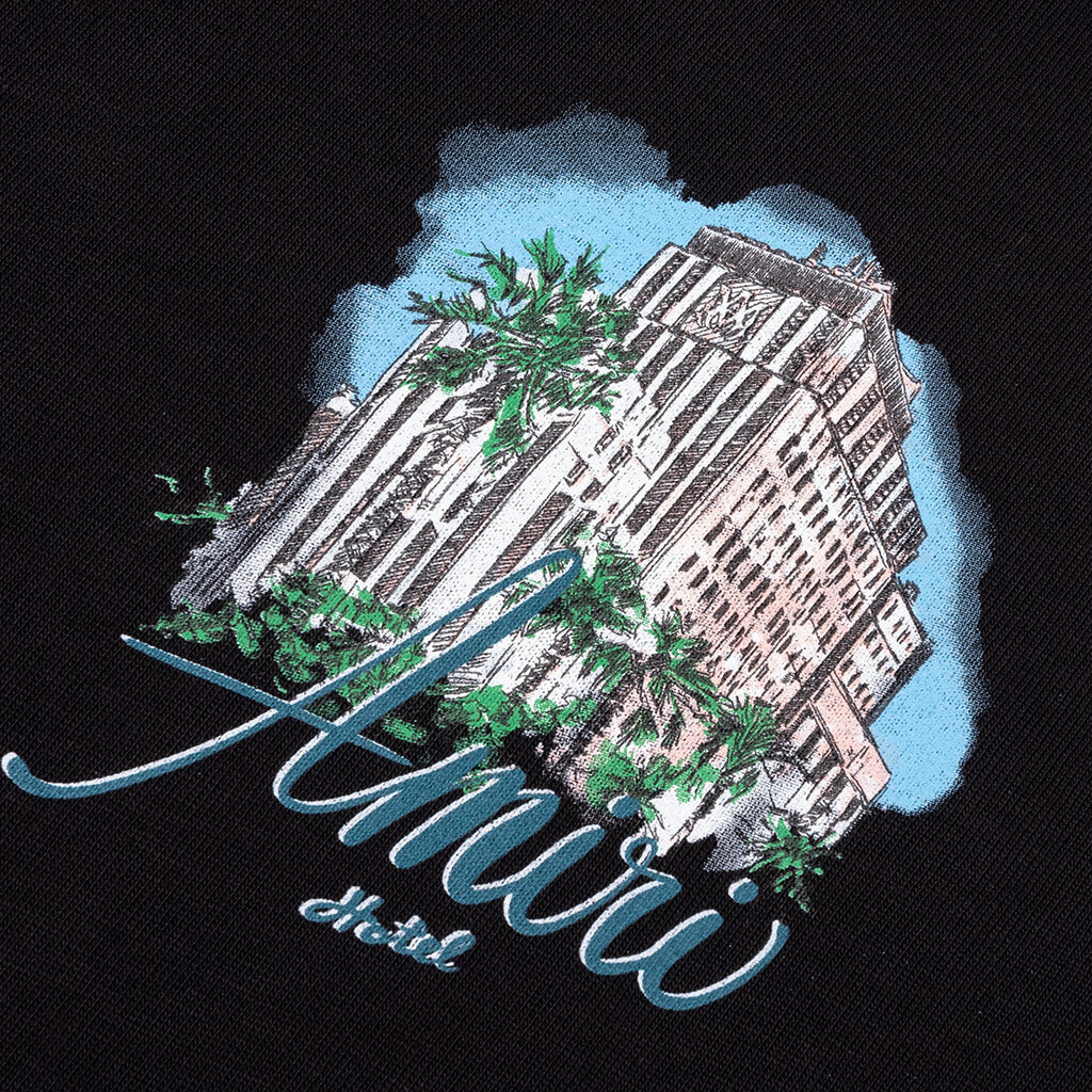 Hotel Oversized Tee Black Amiri оригінал – Купити в Україні – детальний вид