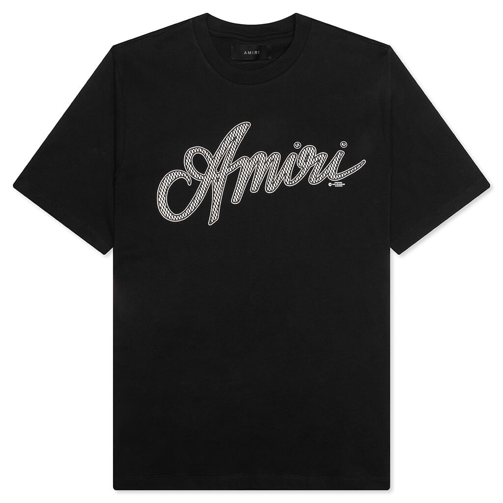 Script Tee Black Amiri оригінал – Купити в Україні – боковий вид