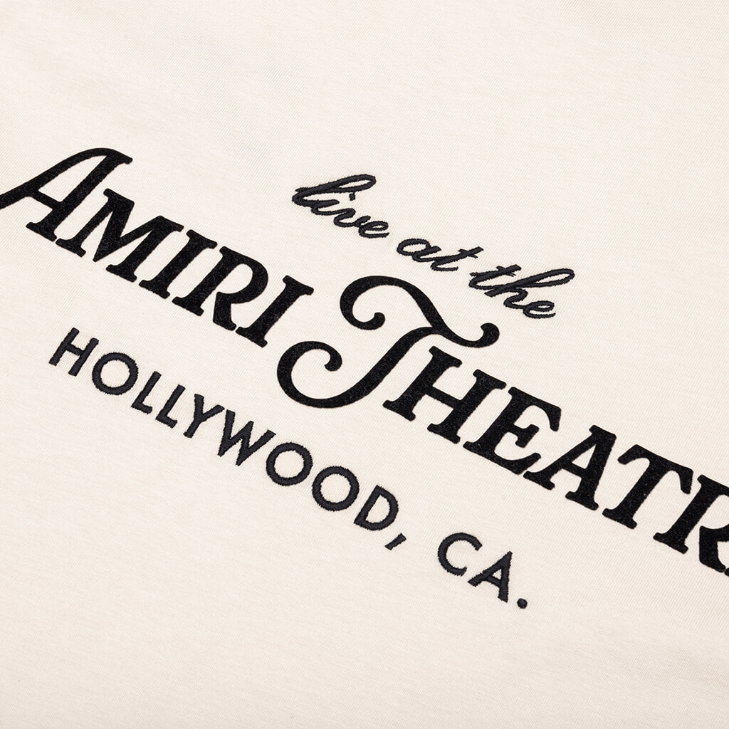 Theatre Flocked Tee Alabaster Amiri – Гарантія оригінальності – збільшений вид
