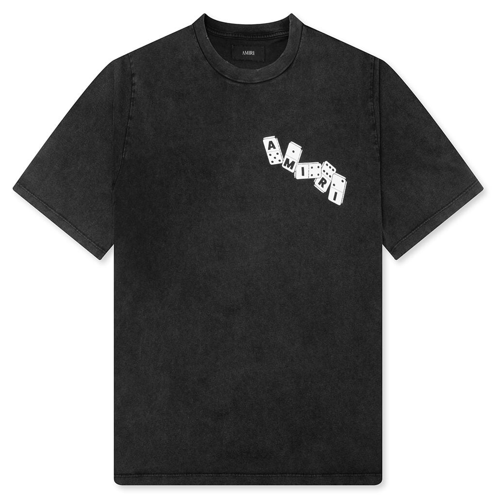 Оригінальна Domino Tee Black Amiri – боковий вид