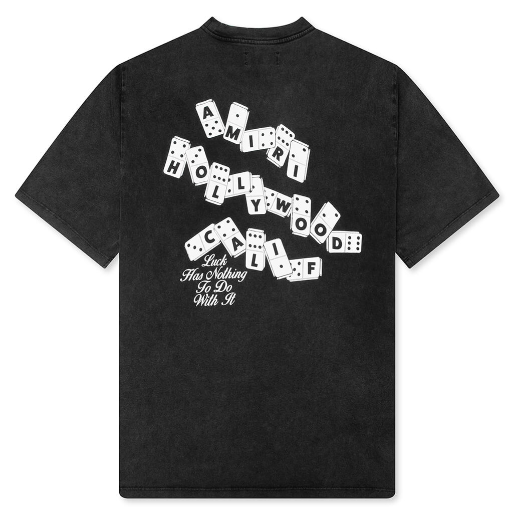 Оригінальна Domino Tee Black Amiri – вид ззаду