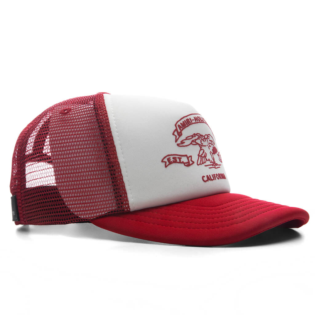 Eagle Trucker Hat Red Rose Amiri оригінал – Купити в Україні – вид ззаду