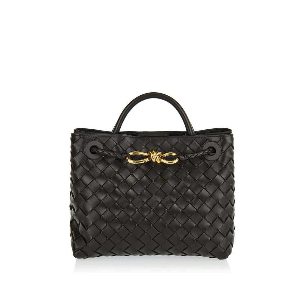 Andiamo Small Leather Tote Bag Bottega veneta оригінал – Купити в Україні – боковий вид
