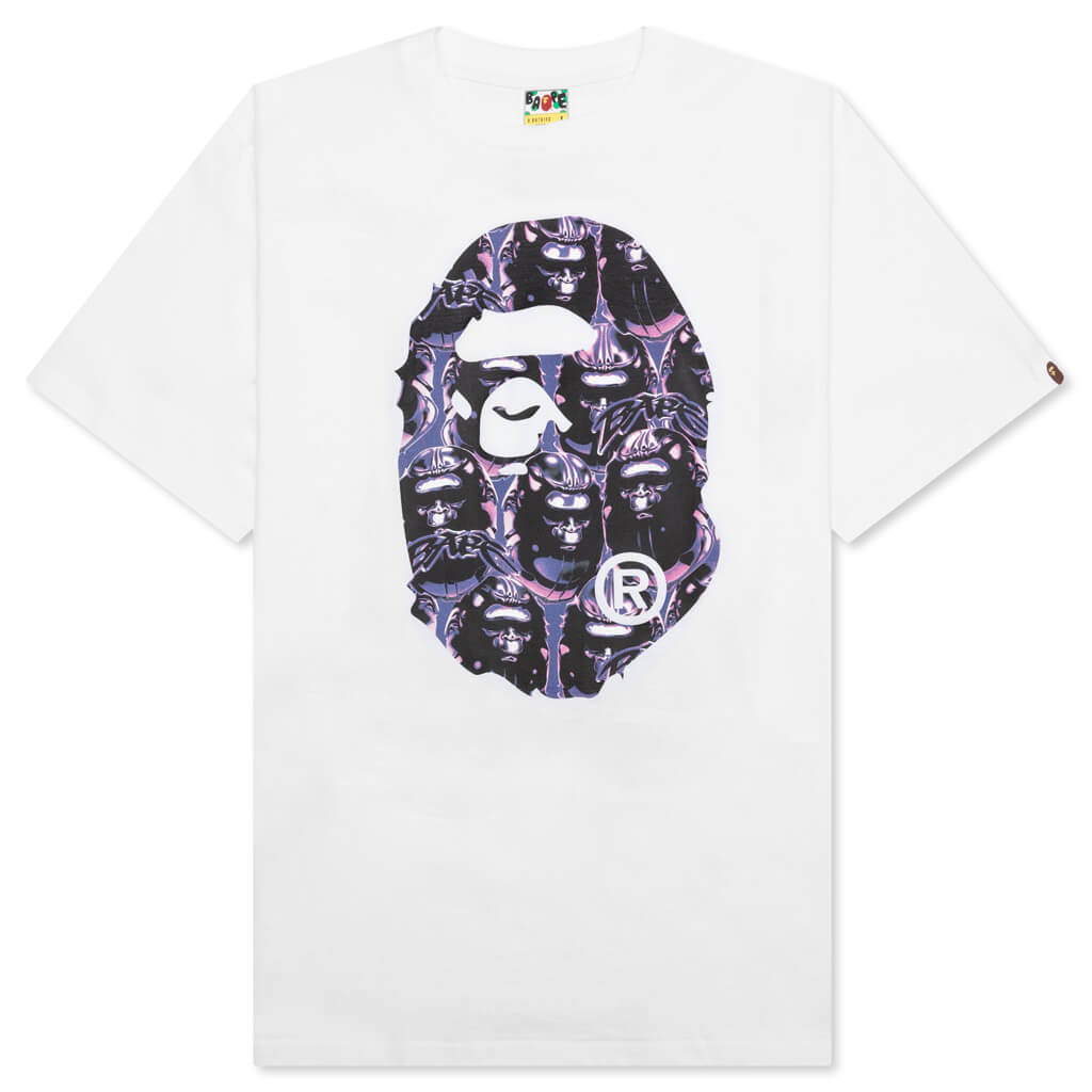 Ape Head Graffiti Big Ape Head Tee A bathing ape оригінал – Купити в Україні – боковий вид