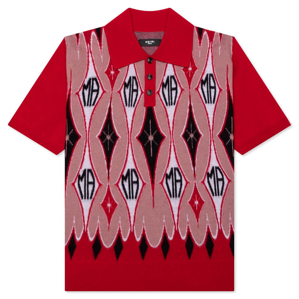 Argyle Jacquard S Amiri – Гарантія оригінальності – боковий вид