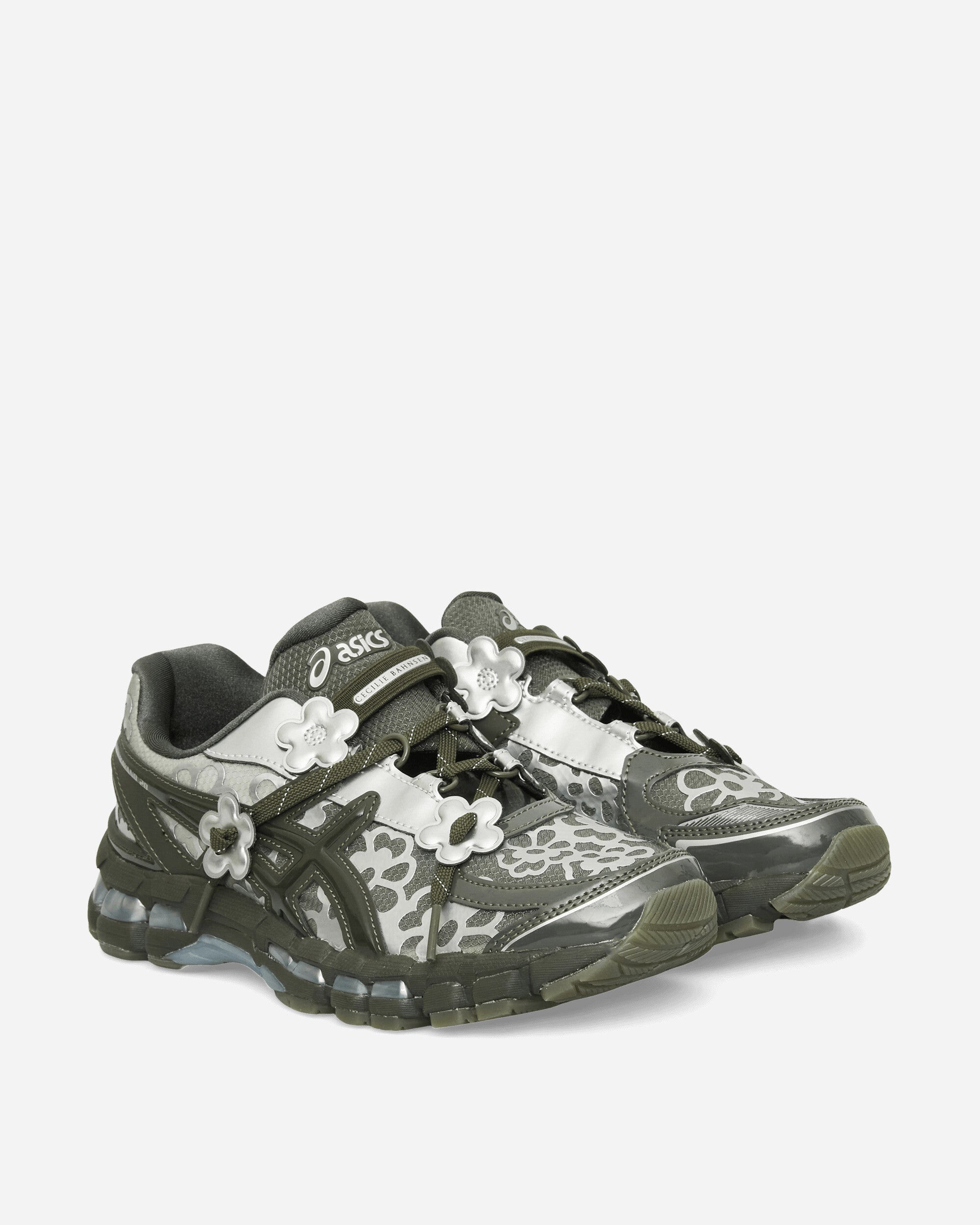 Cecilie Bahnsen Gel-Kayano 20 Sneakers Olive Asics – Гарантія оригінальності – вид ззаду