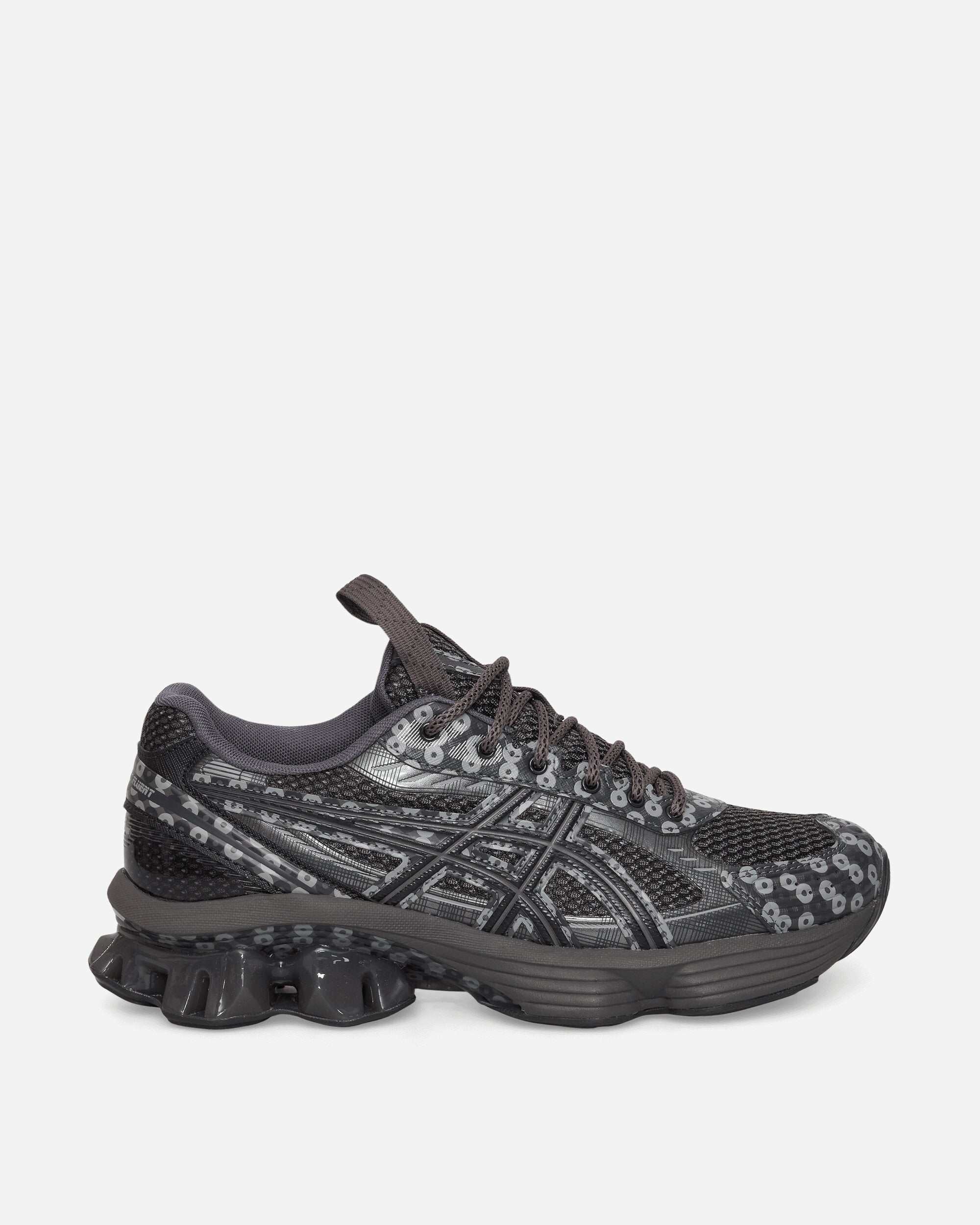 Оригінальна Us7-S Gel-Kinetic Fluent Sneakers Obsidian Grey Asics – боковий вид