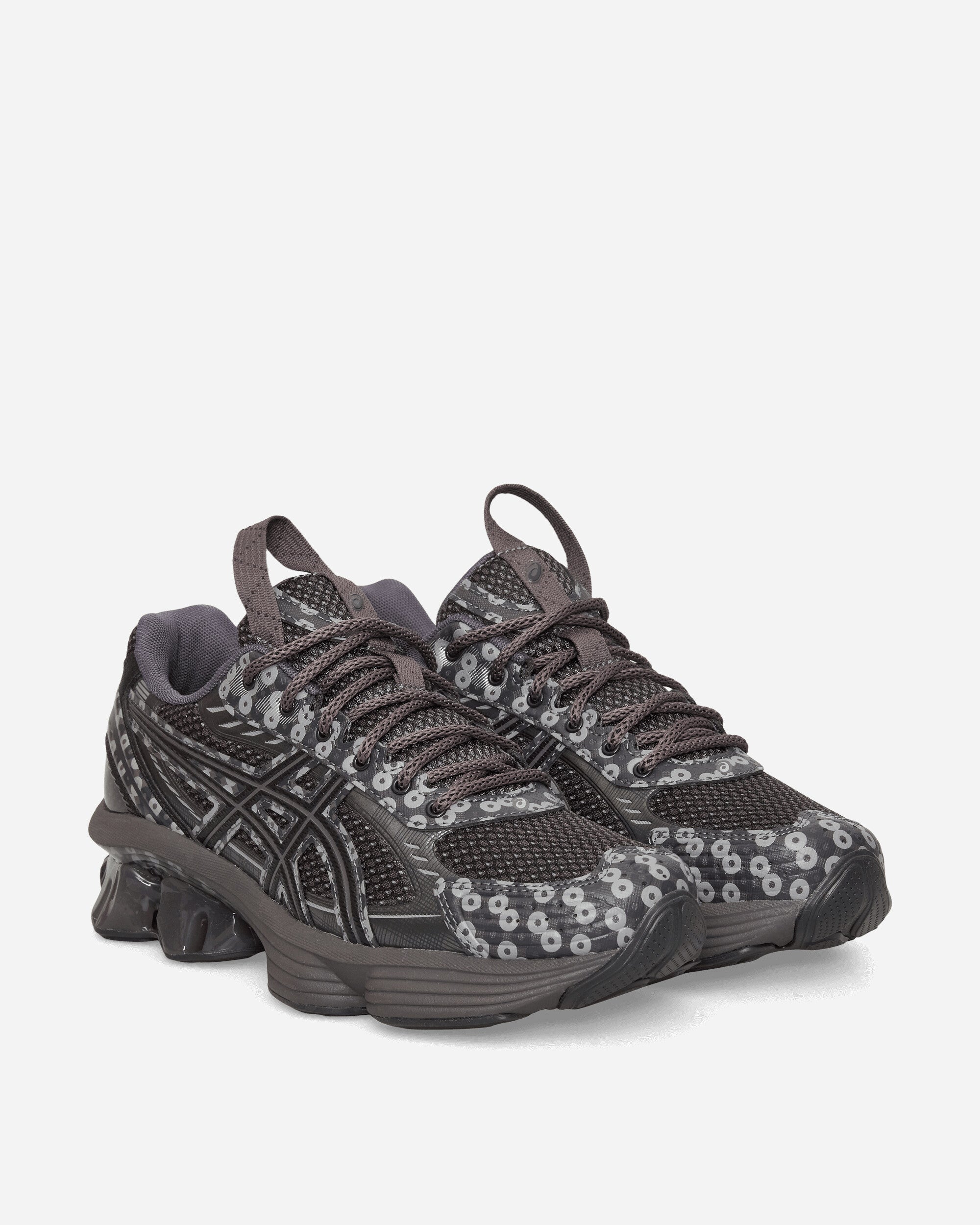 Оригінальна Us7-S Gel-Kinetic Fluent Sneakers Obsidian Grey Asics – вид ззаду