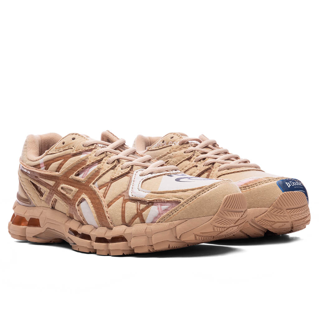 Оригінальна X Doublet Gel Kayano 20 Cardboard Sand Asics – вид ззаду