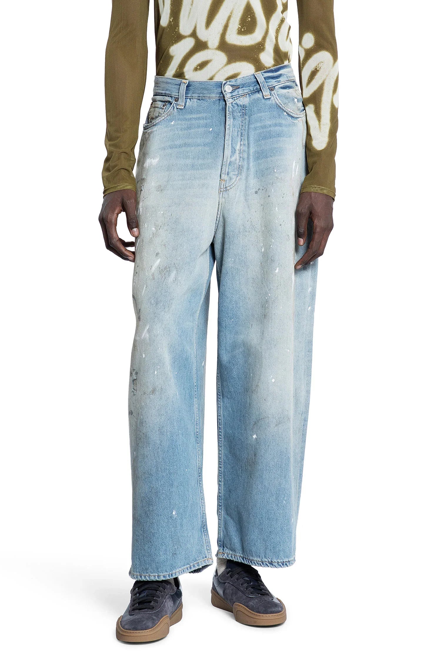 Super Baggy Fit Jeans 2023 Acne studios – Гарантія оригінальності – боковий вид