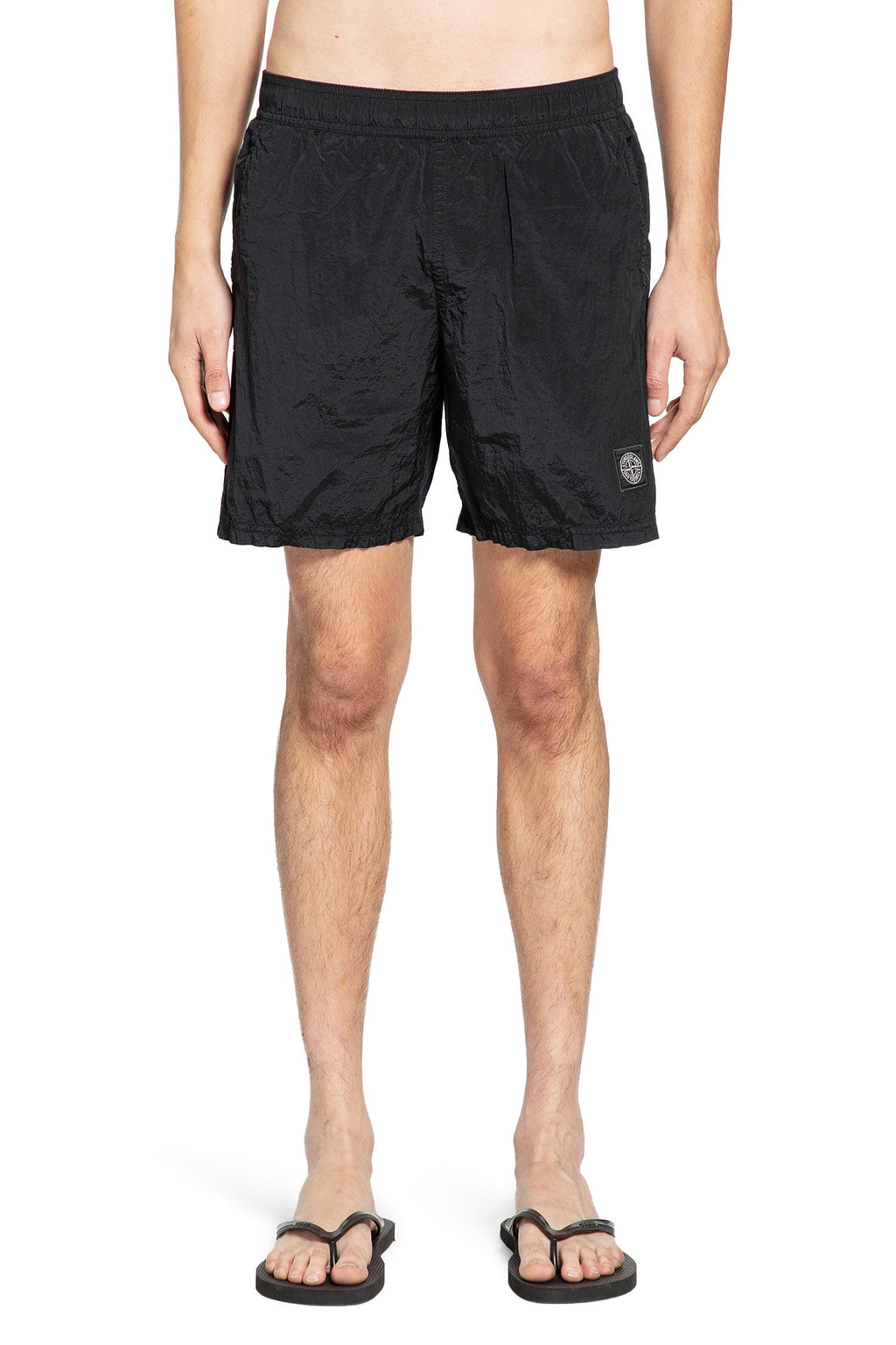 B100004 Nylon Metal Swim Shorts Stone island – Гарантія оригінальності – вид ззаду