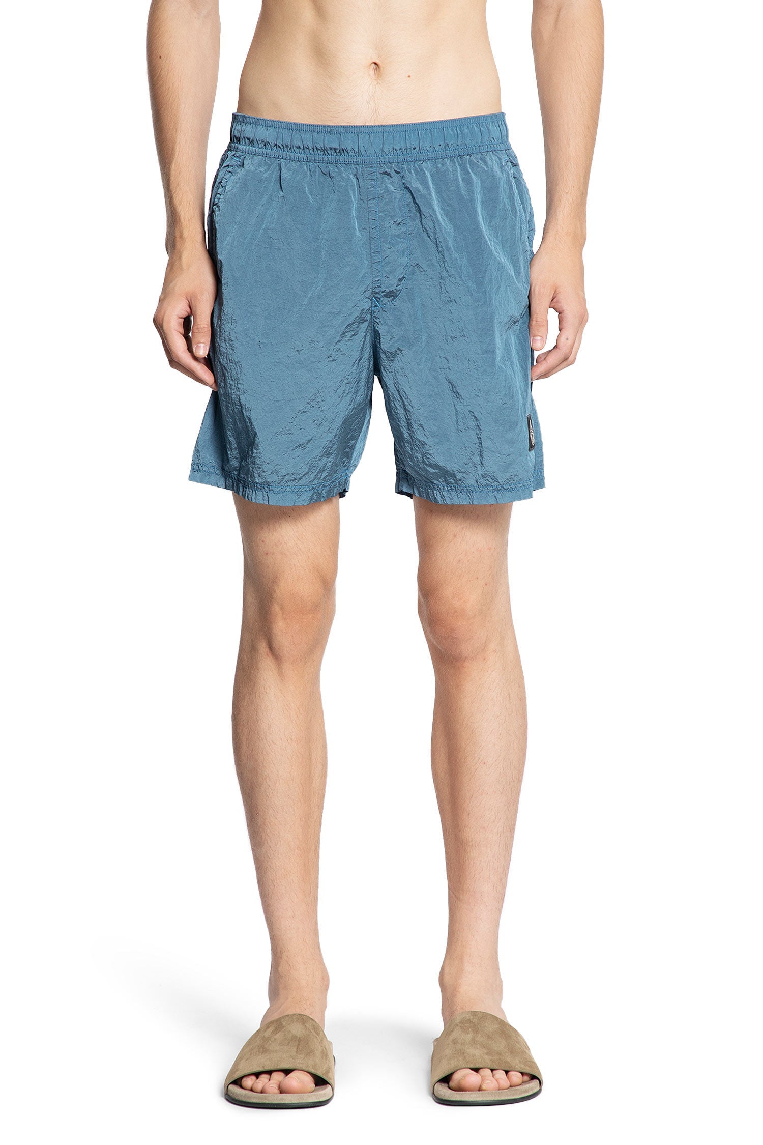 B100004 Nylon Metal Swim Shorts Stone island – Гарантія оригінальності – вид ззаду - STONE ISLAND