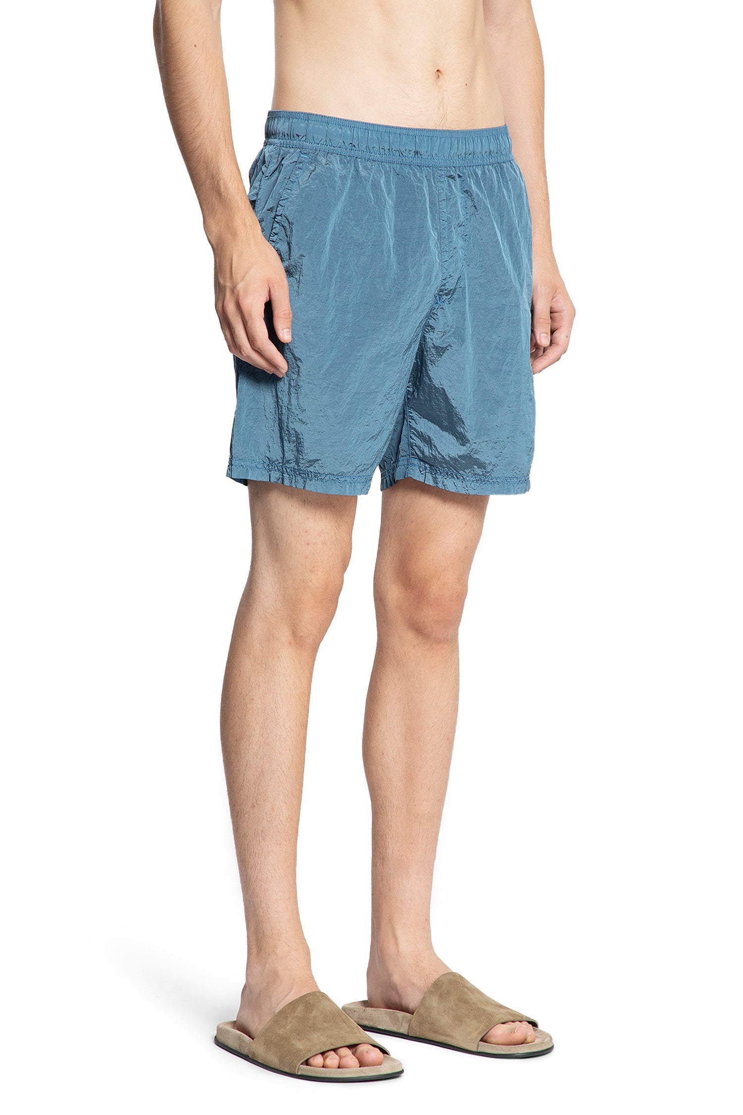 B100004 Nylon Metal Swim Shorts Stone island – Гарантія оригінальності – детальний вид - STONE ISLAND