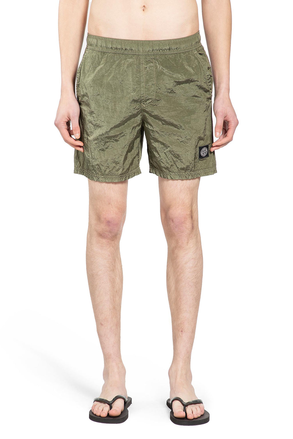 B100004 Nylon Metal Swim Shorts Stone island – Гарантія оригінальності – вид ззаду