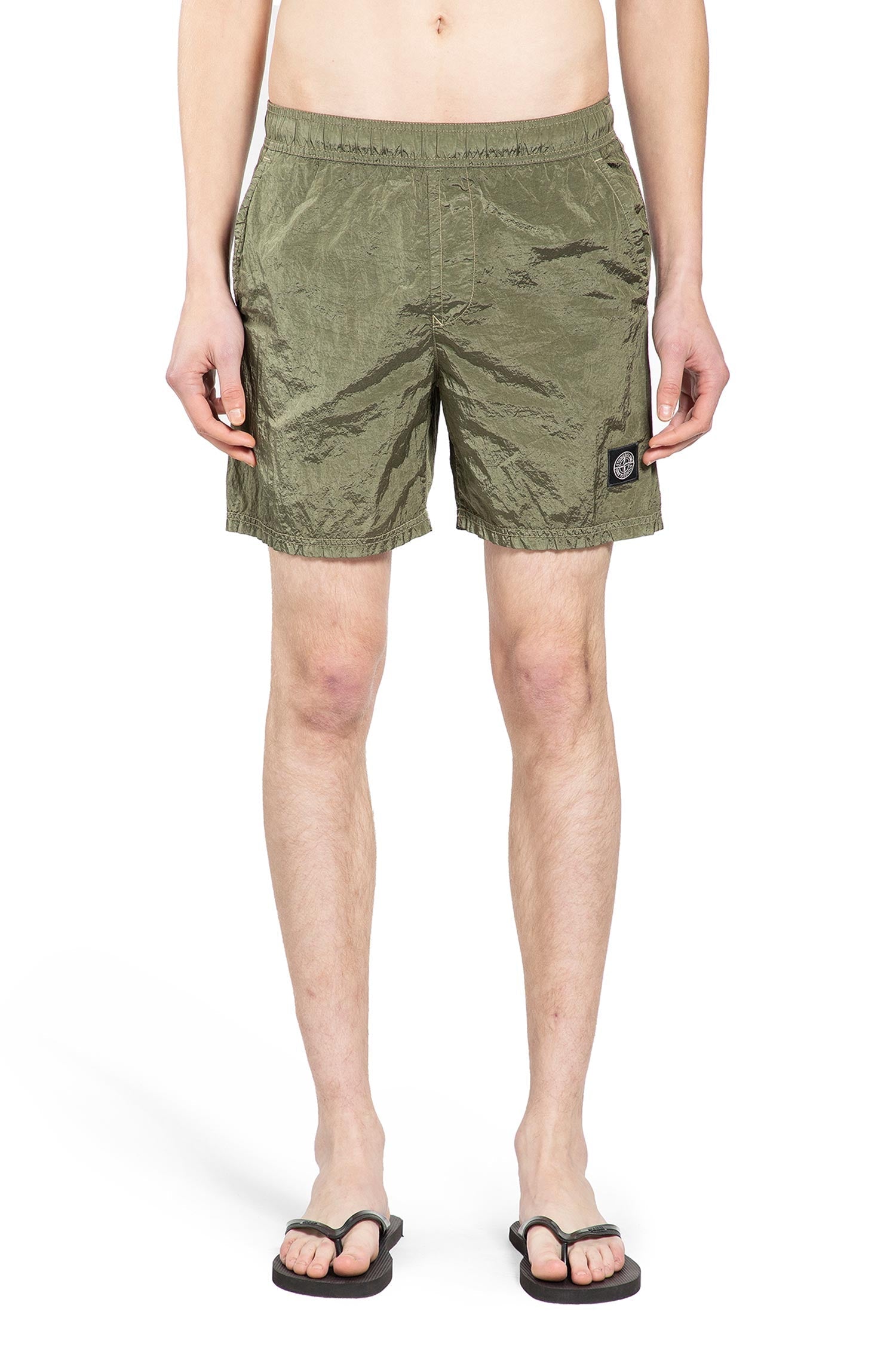 B100004 Nylon Metal Swim Shorts Stone island – Гарантія оригінальності – вид ззаду