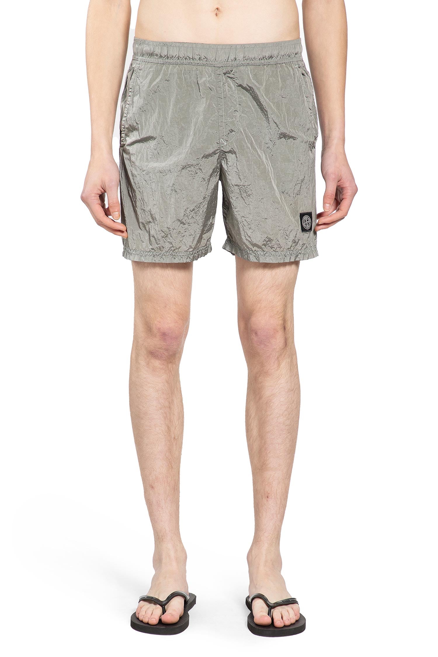 B100004 Nylon Metal Swim Shorts Stone island – Гарантія оригінальності – боковий вид