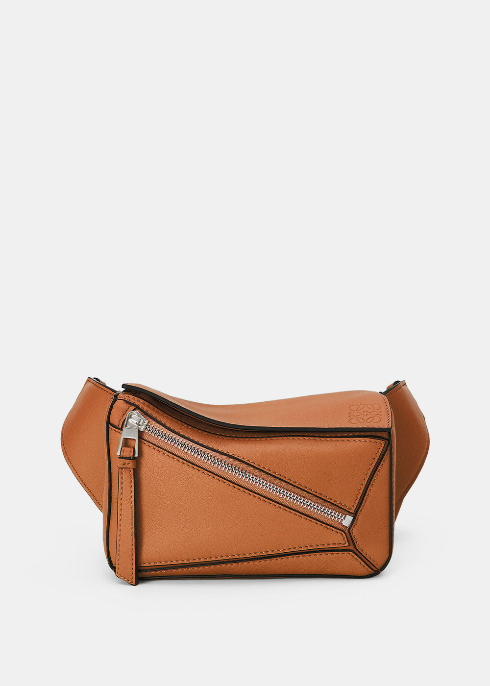 Tan Mini Puzzle Bumbag Loewe – Гарантія оригінальності – боковий вид