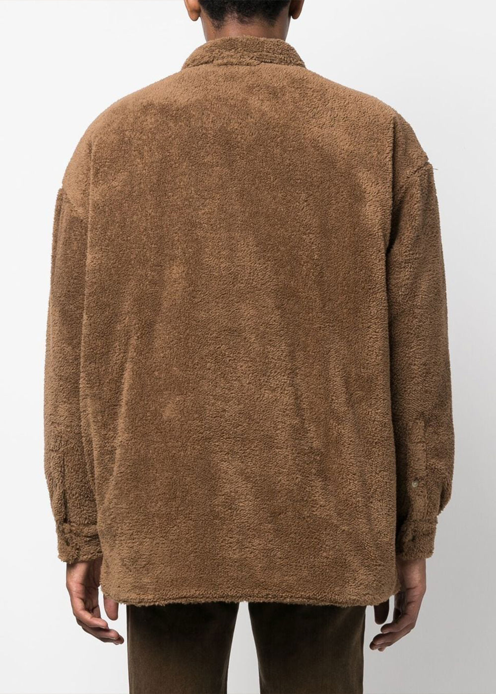 Hazel Beige Soft Teddy Overshirt Acne studios – Гарантія оригінальності – детальний вид