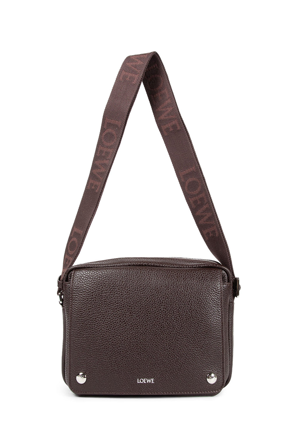 Medium Pebble Messenger Bag Loewe – Гарантія оригінальності – боковий вид