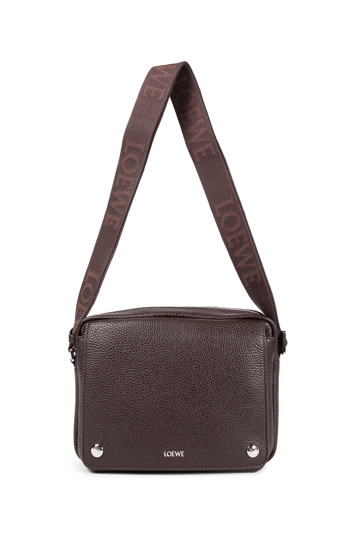 Medium Pebble Messenger Bag Loewe – Гарантія оригінальності – боковий вид
