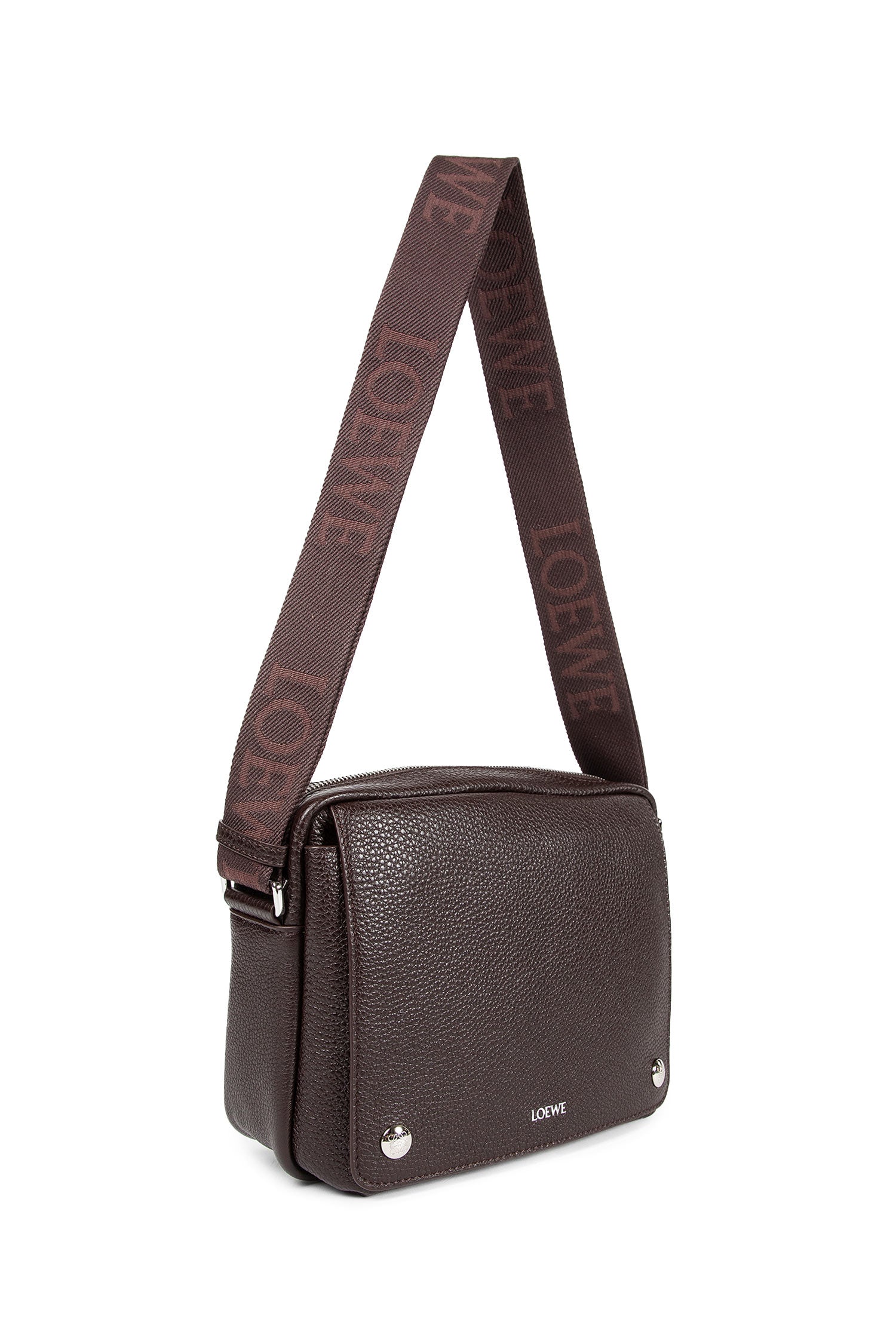 Medium Pebble Messenger Bag Loewe – Гарантія оригінальності – вид ззаду