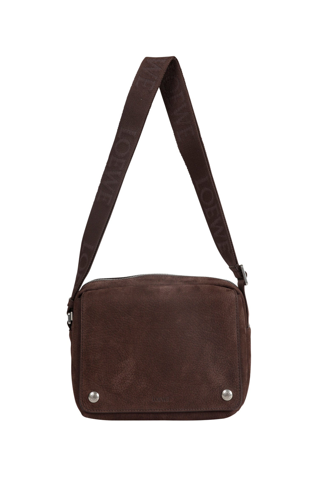Medium Pebble Messenger Bag Loewe – Гарантія оригінальності – боковий вид