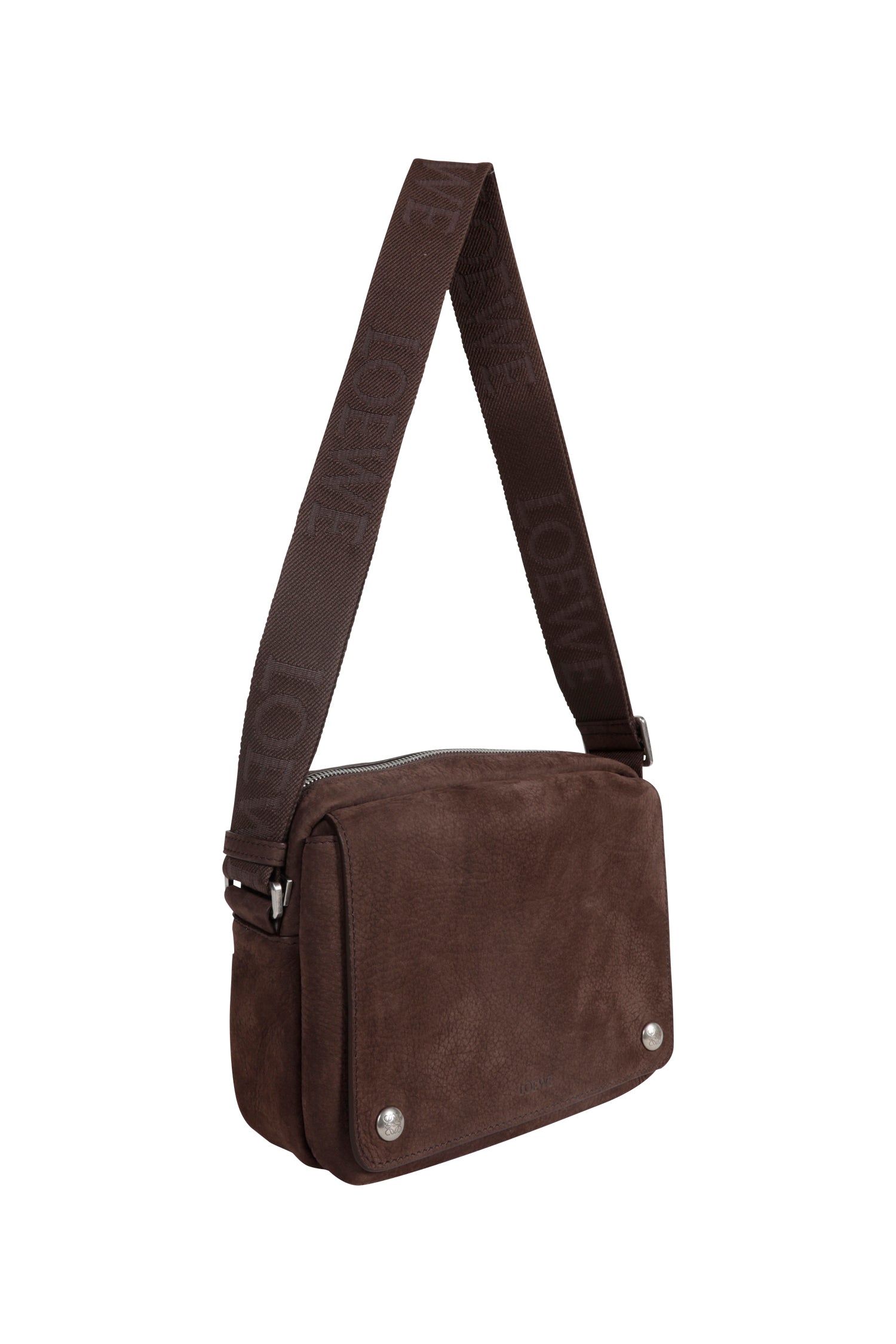 Medium Pebble Messenger Bag Loewe – Гарантія оригінальності – вид ззаду