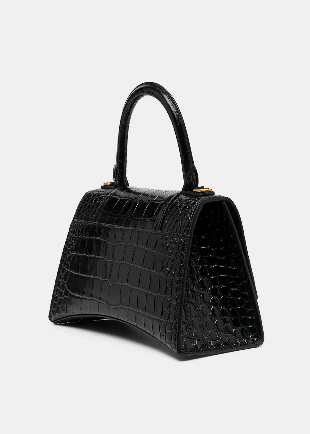 Оригінальна Black Hourglass Small Top Handle Bag Balenciaga – детальний вид