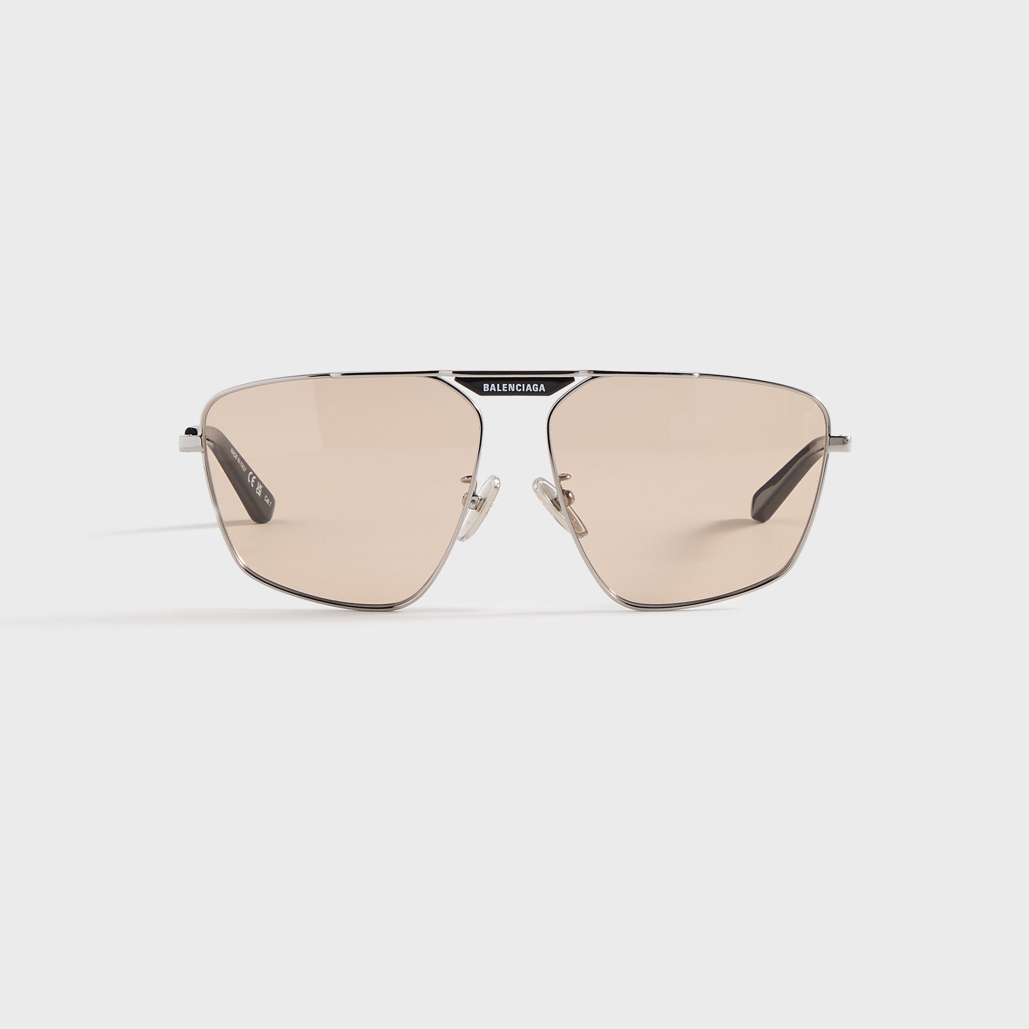 Square Sunglasses Ruthenium Balenciaga оригінал – Купити в Україні – боковий вид - BALENCIAGA