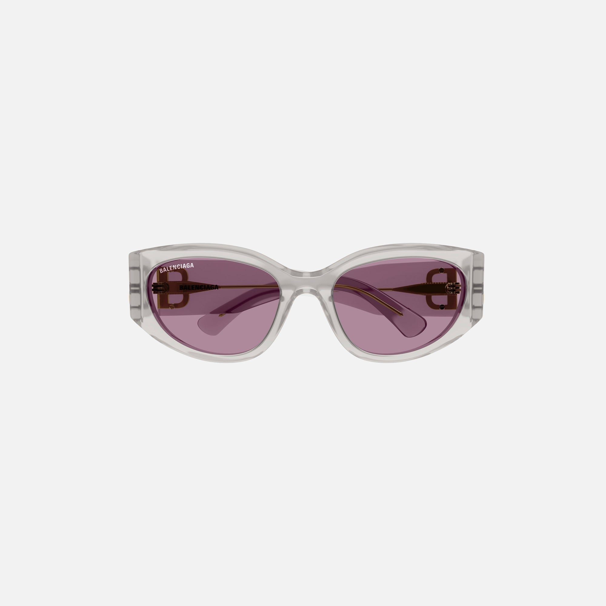 Оригінальна Cat Eye Frames Light Pink Balenciaga – вид ззаду
