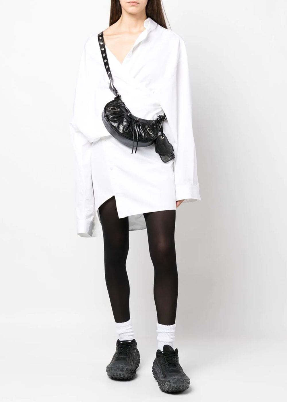 Оригінальна Black Le Cagole Xs Shoulder Bag Balenciaga – детальний вид