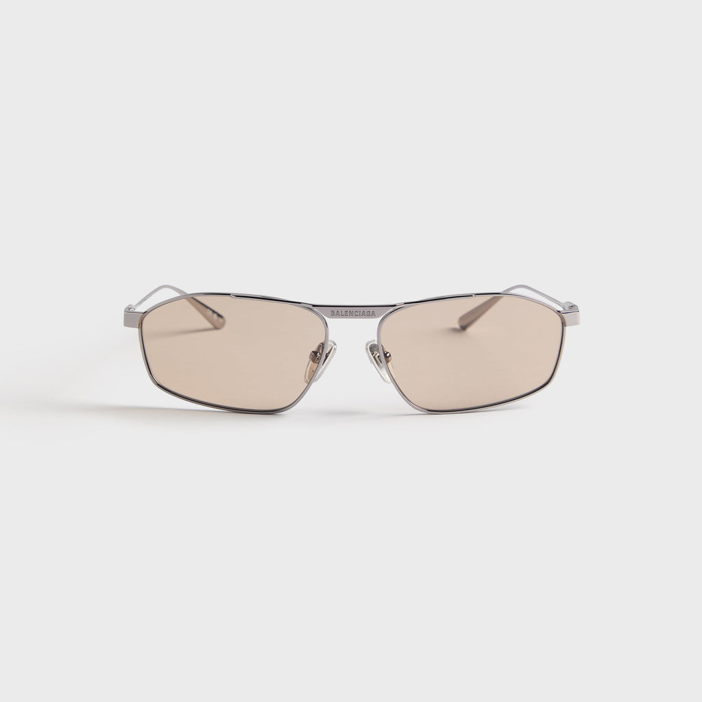 Bb0416s Rectangle Metal Sunglasses Ruthenium Balenciaga оригінал – Купити в Україні – боковий вид